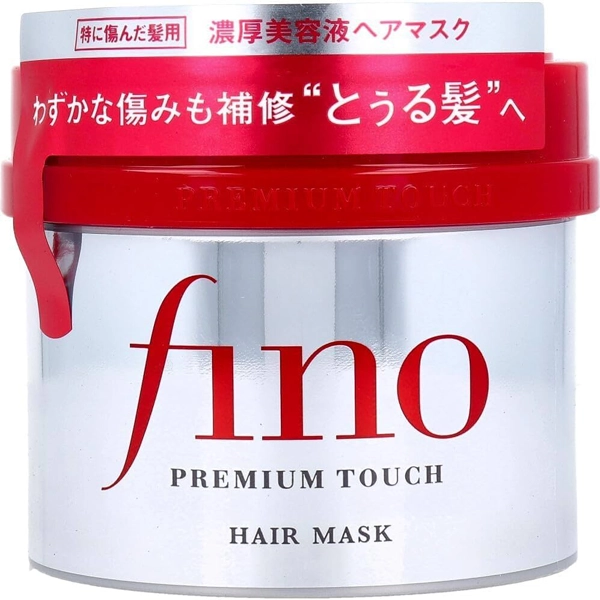 ماسک مو فینو شیسیدو اصل ژاپن مدل پریمیوم تاچ ترمیم کننده مو داخل حمام 230 گرم | Fino Shiseido Premium Touch Hair mask 230g